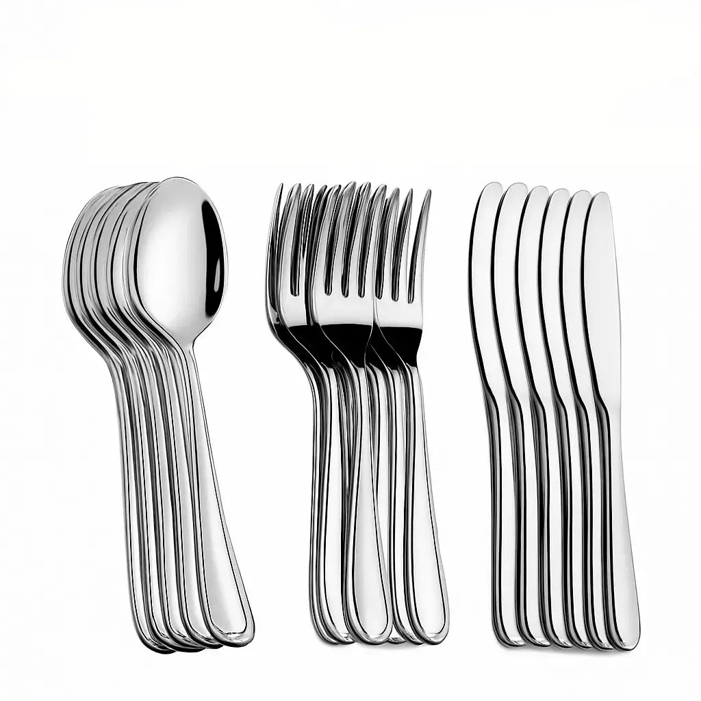 Conjunto de Talheres Inox – Sofisticação e Durabilidade para Todas as Refeições