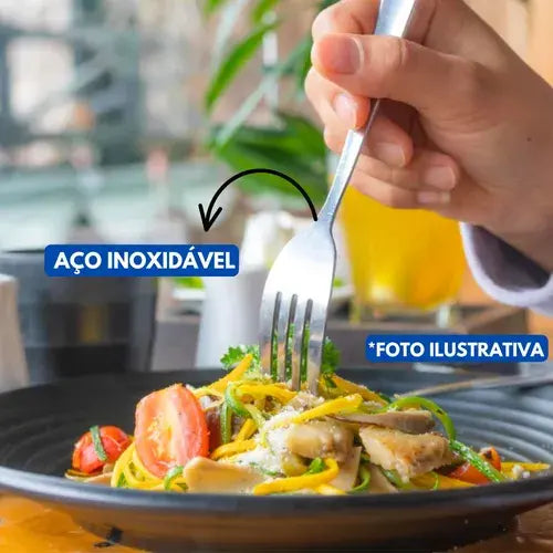Conjunto de Talheres Inox – Sofisticação e Durabilidade para Todas as Refeições