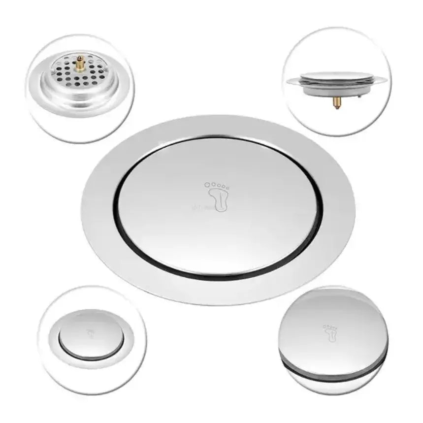 Ralo Click Inteligente Inox - Praticidade e higiene a sua casa