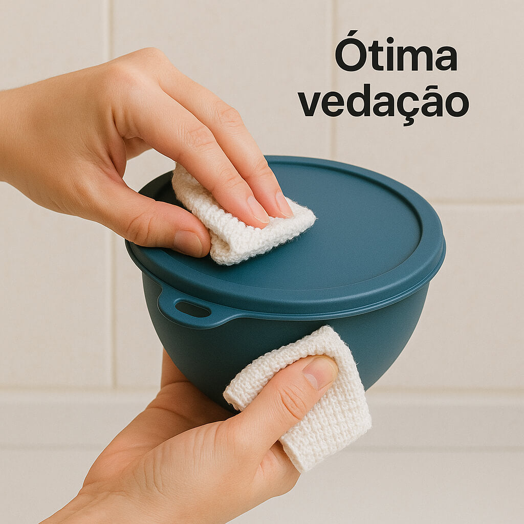 Kit 15 Potes Herméticos Ultra Resistentes - Praticidade ao dia a dia