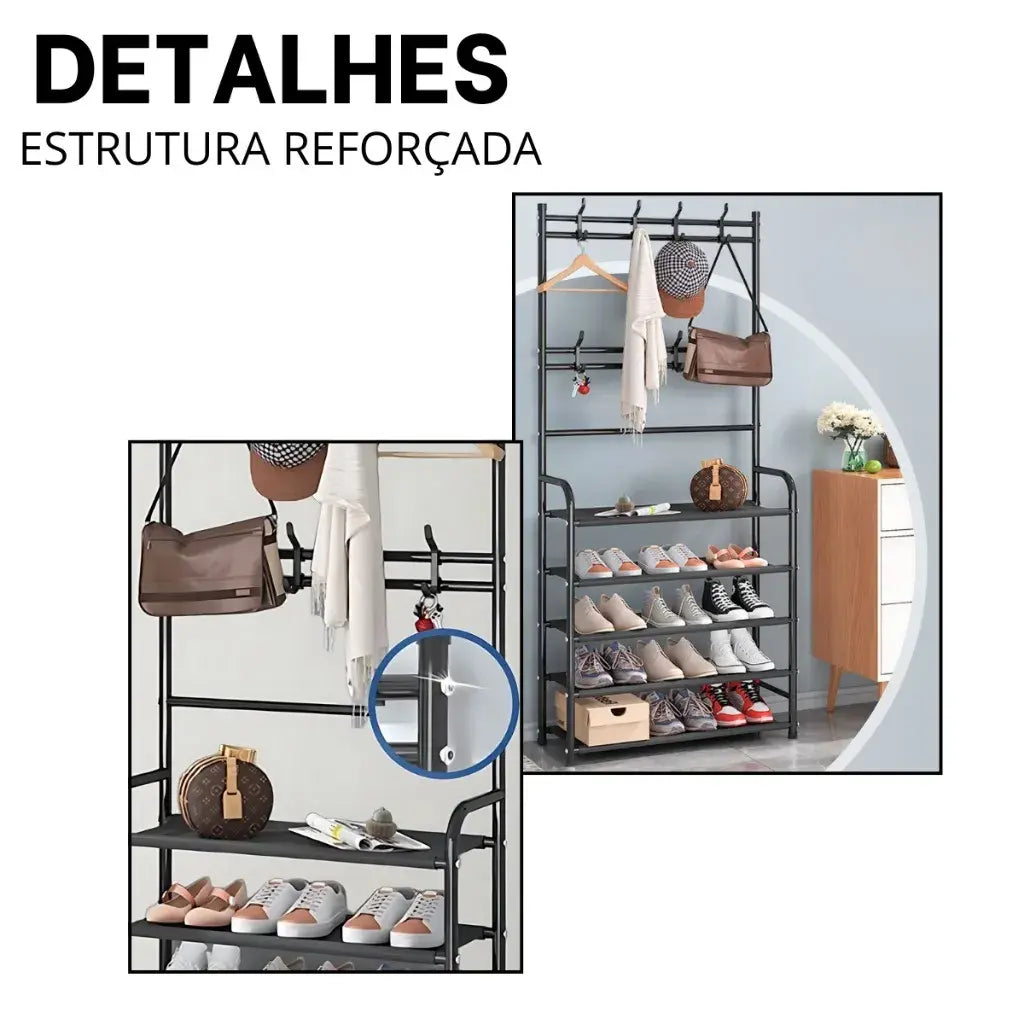 Sapateira Arara Multiuso 4 Andares