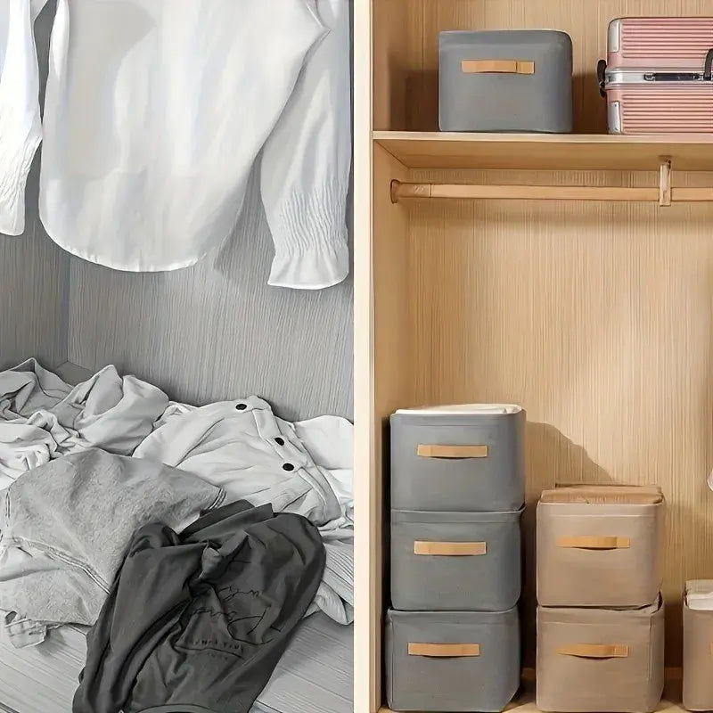 Organizador de closet - Adeus a Bagunça no Quarto