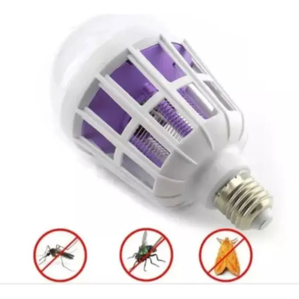 Lâmpada LED Mata-Mosquito 2 em 1 com Luz Ultravioleta e Bocal E27
