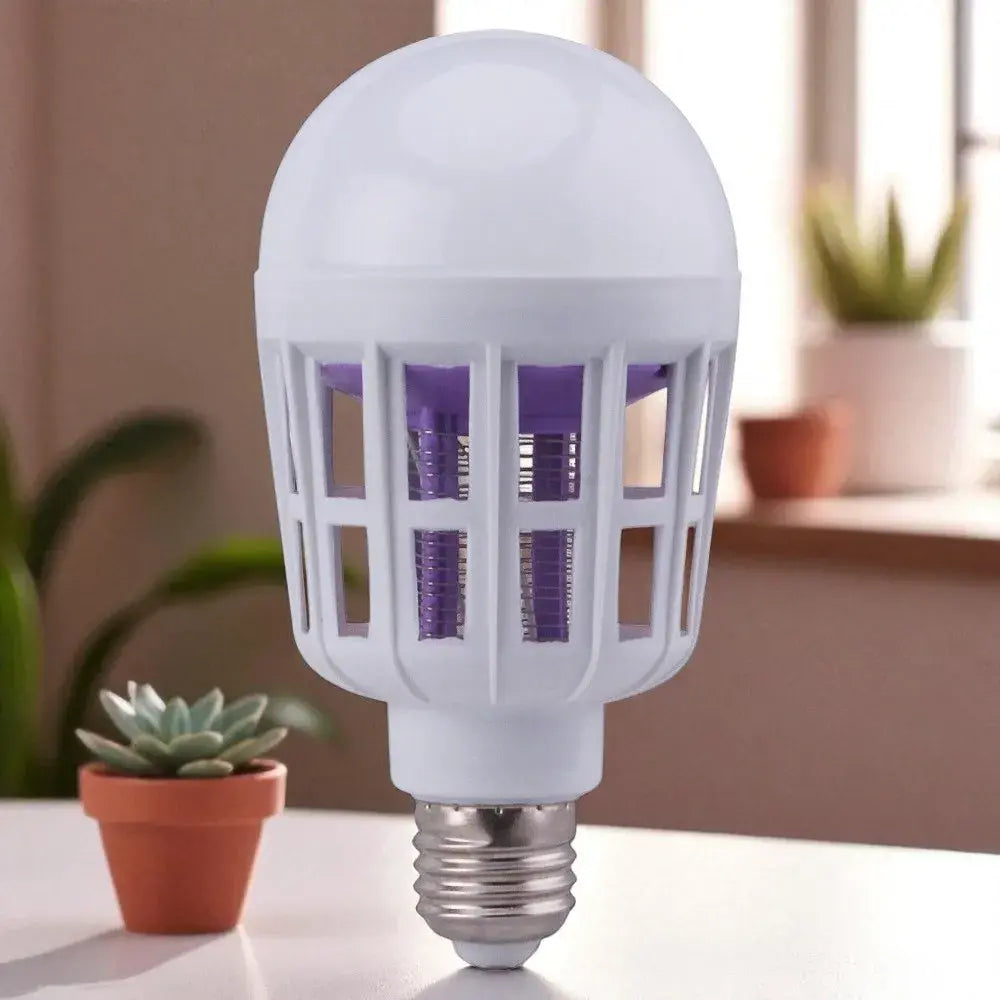 Lâmpada LED Mata-Mosquito 2 em 1 com Luz Ultravioleta e Bocal E27